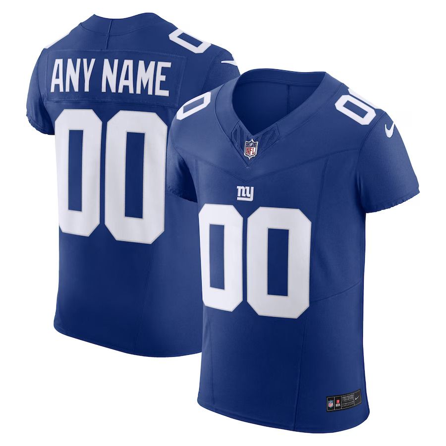 Men New York Giants Nike Royal Vapor F.U.S.E. Elite Custom NFL Jersey->customized nfl jersey->Custom Jersey